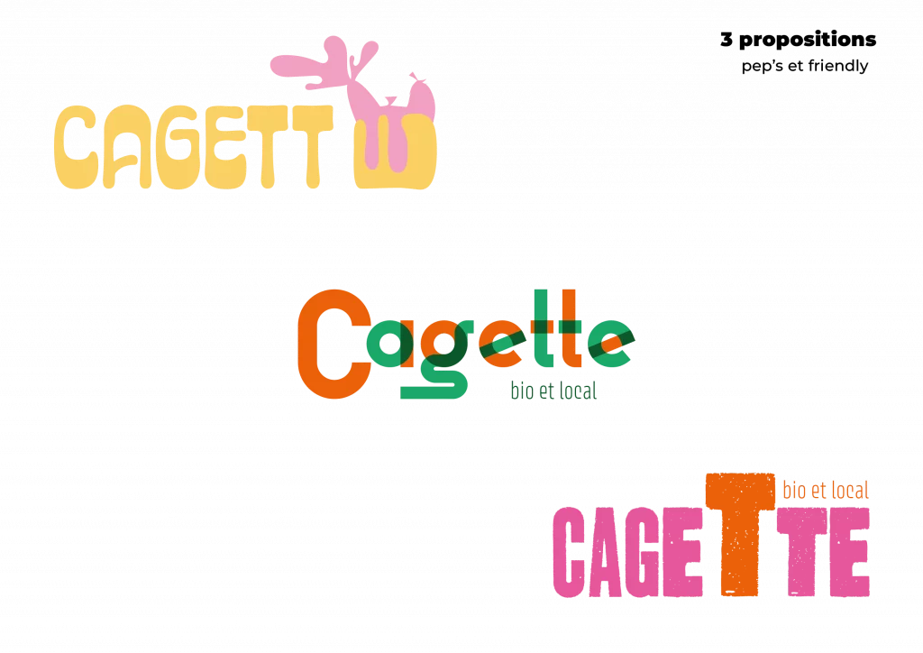 proposition de logos peps et colorés - inkano studio