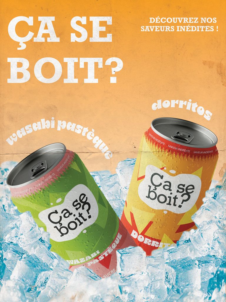 affiche publicitaire sur mesure - inkano studio