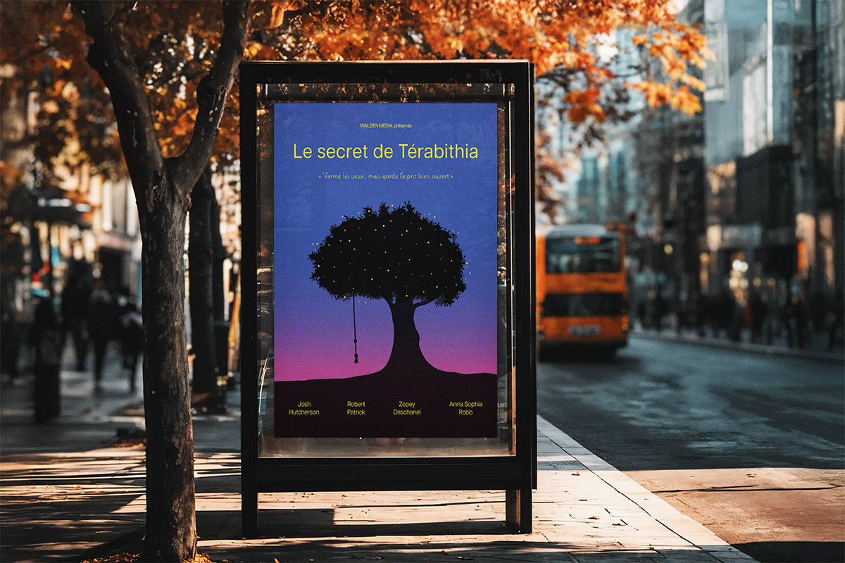 affiche de film jeunesse minimaliste - inkano studio